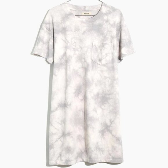 Madewell Tie Dye Dress in Steam M - Picture 1 of 1